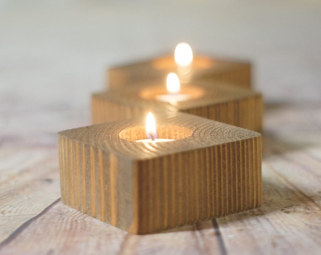 Rustic Candle Holders: Reviewing Eco-Friendly Wooden Designs