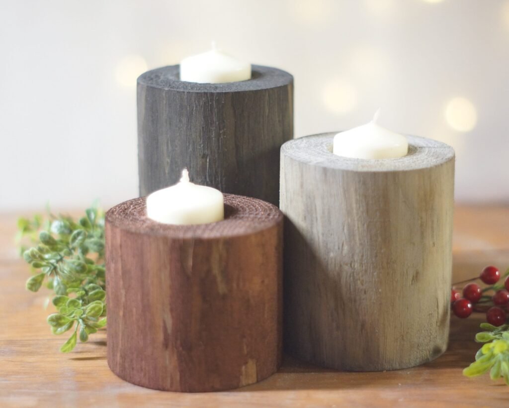 Rustic Candle Holders: Reviewing Eco-Friendly Wooden Designs