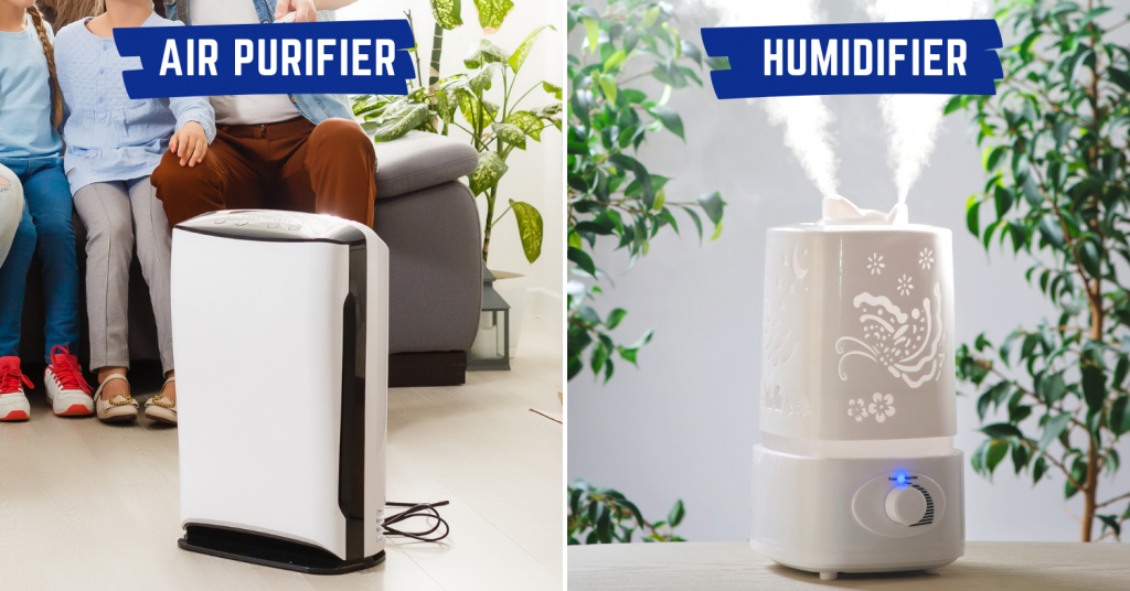 Understanding the differences between air purifiers and air humidifiers