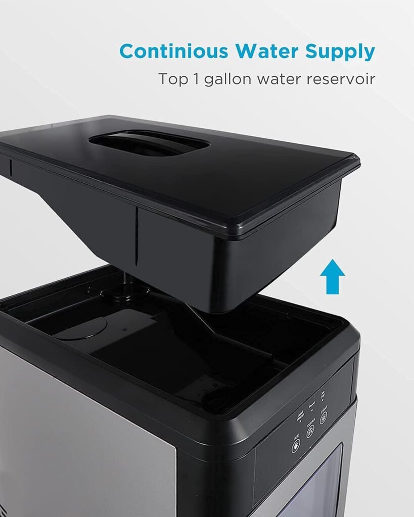 Northair Countertop Nugget Ice Maker 44lbs Per Day with a Ice Scoop