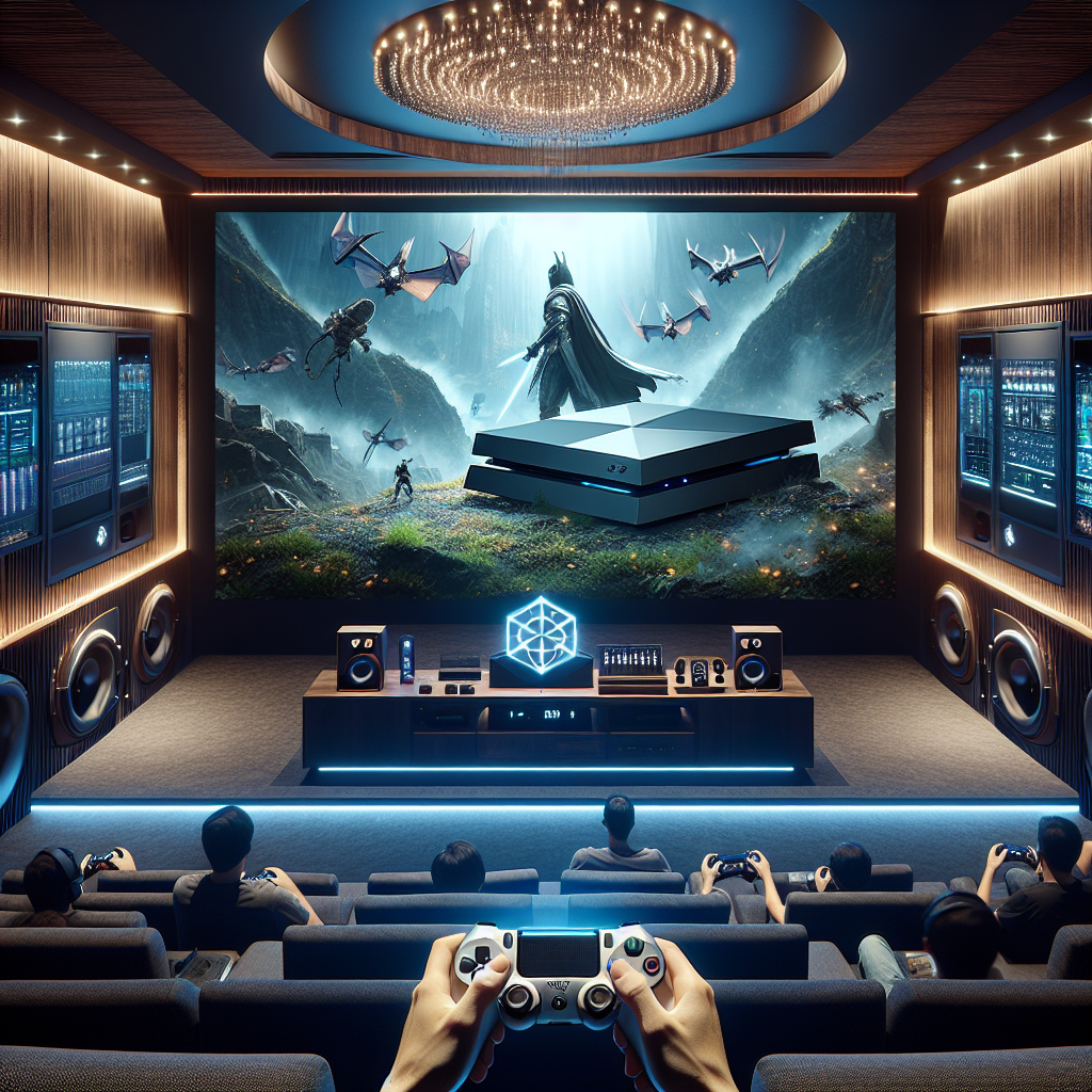 How Can I Optimize My Home Theater For Gaming On A Large Screen?