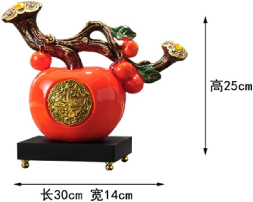 ADUH Ping an Ru Yi Ornament Means Good Foyer Living Room TV Cabinet Decoration New Chinese Housewarming Gift